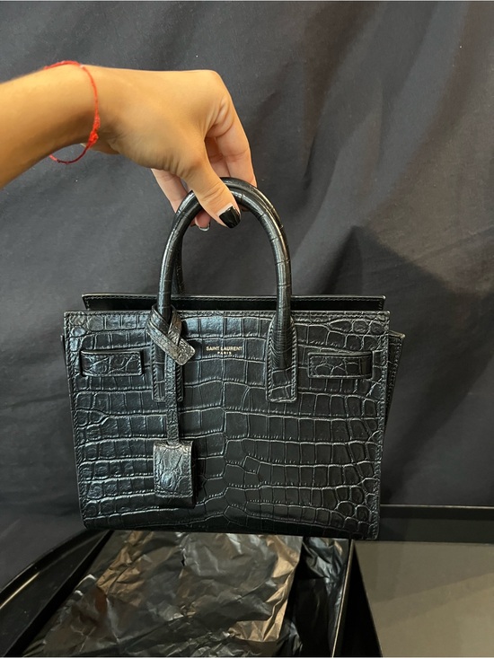 Saint Laurent Handbags - SAC DE JOUR CROCODILE - NANO